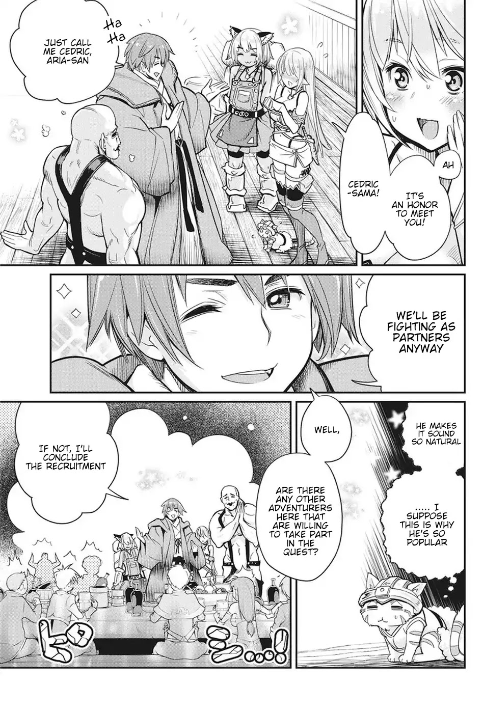 I Am Behemoth Of The S Rank Monster But I Am Mistaken As A Cat And I Live As A Pet Of Elf Girl Chapter 10 page 3 - Chapter 10: Knight-Captain Cedric