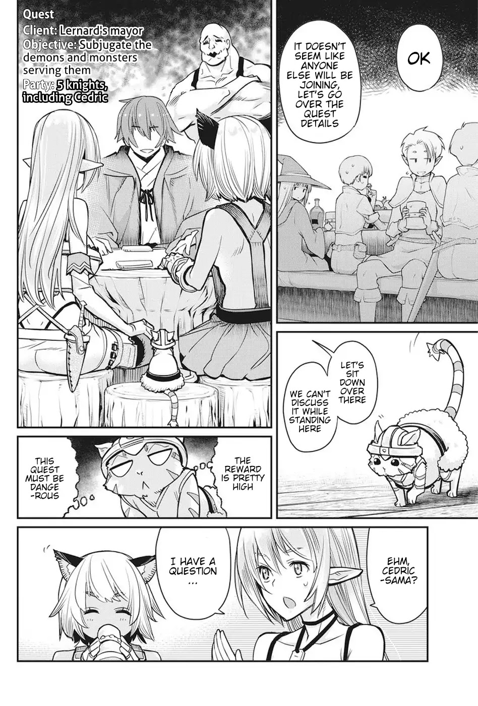 I Am Behemoth Of The S Rank Monster But I Am Mistaken As A Cat And I Live As A Pet Of Elf Girl Chapter 10 page 4 - Chapter 10: Knight-Captain Cedric