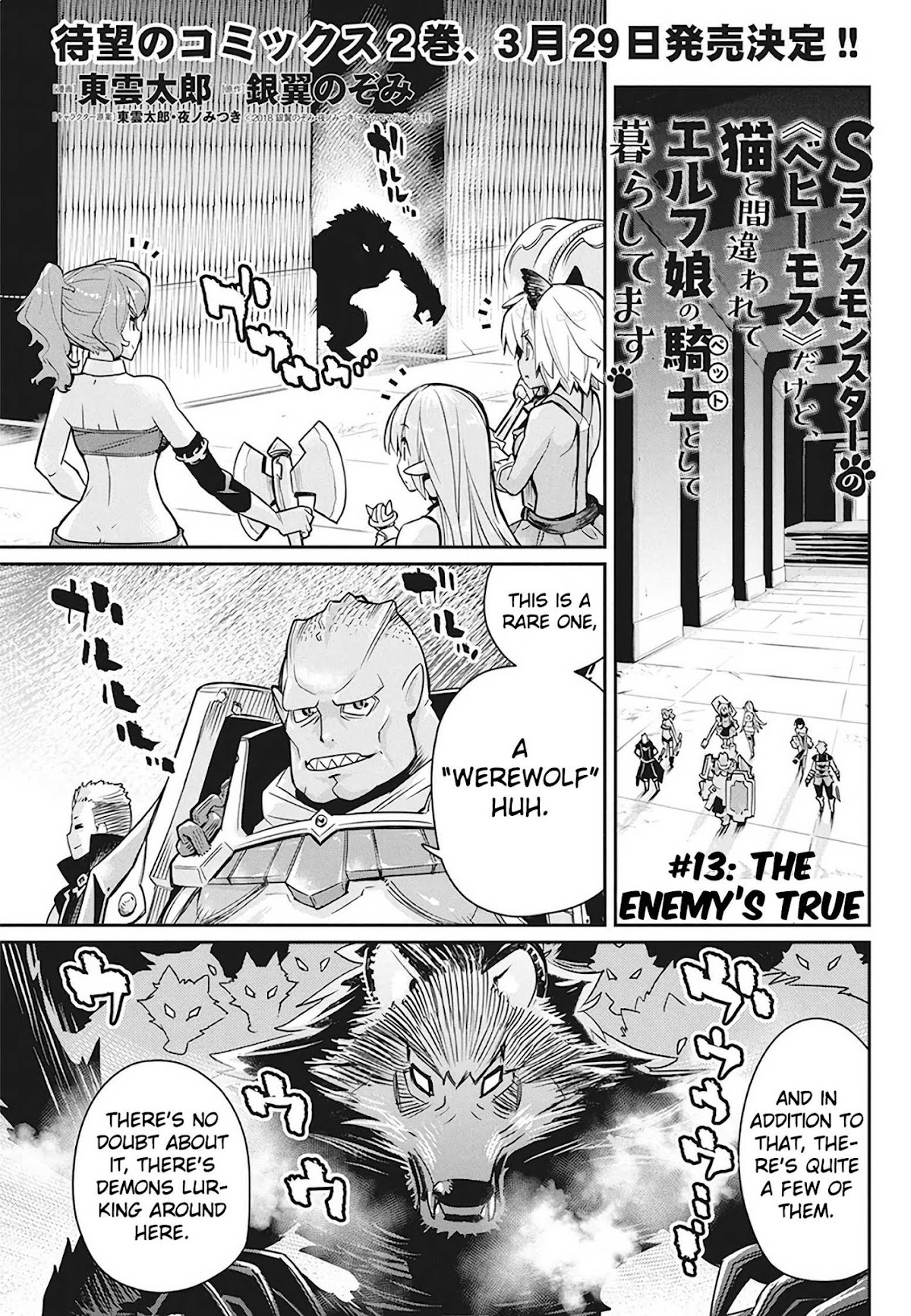 I Am Behemoth Of The S Rank Monster But I Am Mistaken As A Cat And I Live As A Pet Of Elf Girl Chapter 13 page 2 - Chapter 13: The Enemy's True