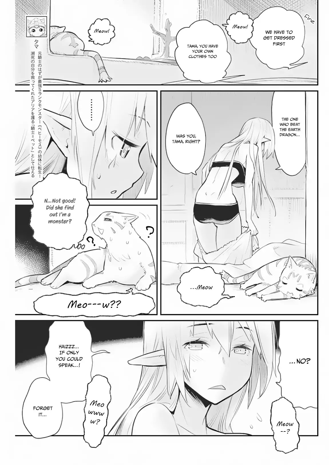 I Am Behemoth Of The S Rank Monster But I Am Mistaken As A Cat And I Live As A Pet Of Elf Girl Chapter 18 page 4 - Chapter 18