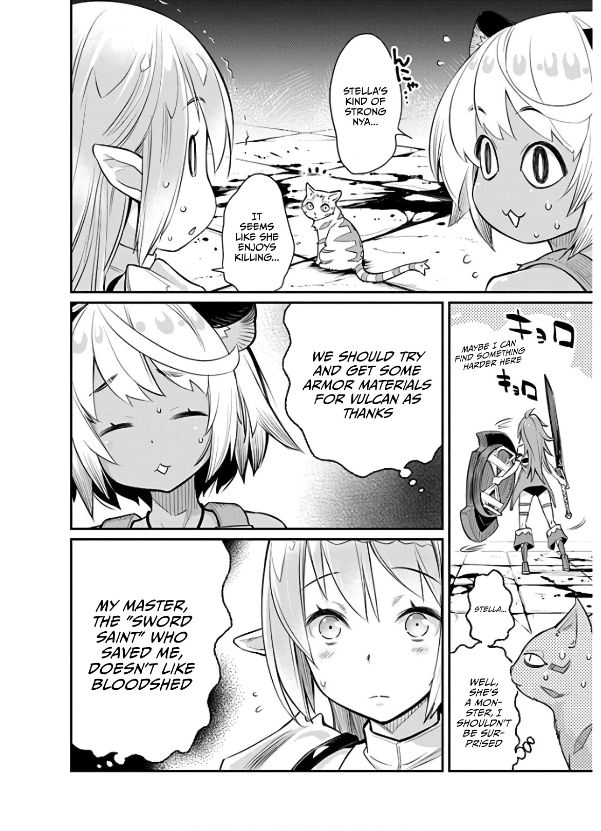 I Am Behemoth Of The S Rank Monster But I Am Mistaken As A Cat And I Live As A Pet Of Elf Girl Chapter 24 page 2 - Chapter 24: Stella's weakness