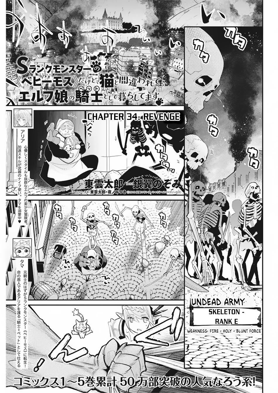 I Am Behemoth Of The S Rank Monster But I Am Mistaken As A Cat And I Live As A Pet Of Elf Girl Chapter 34 page 2 - Chapter 34