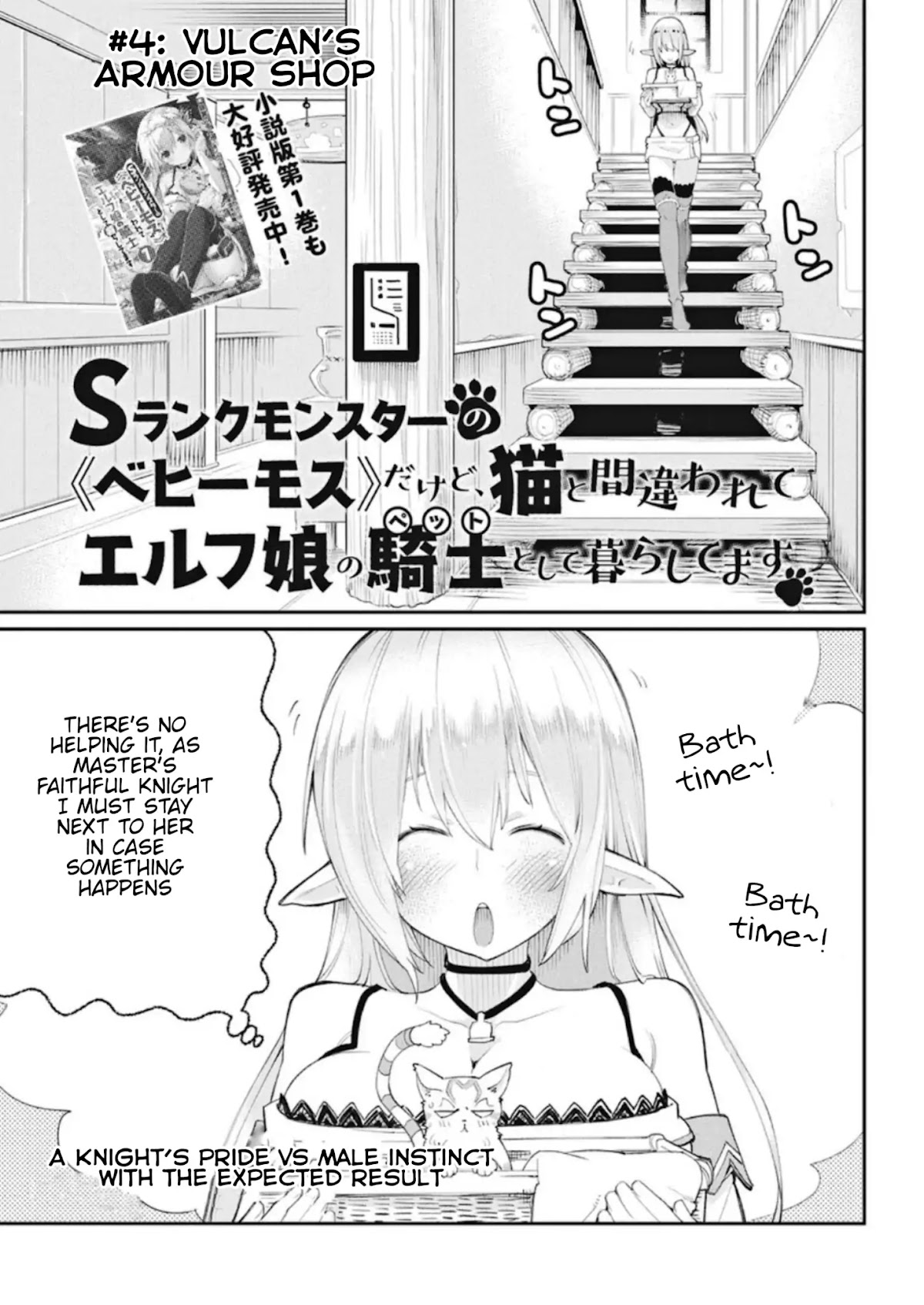 I Am Behemoth Of The S Rank Monster But I Am Mistaken As A Cat And I Live As A Pet Of Elf Girl Chapter 4 page 1 - Chapter 4: Vulcan's Armour shop