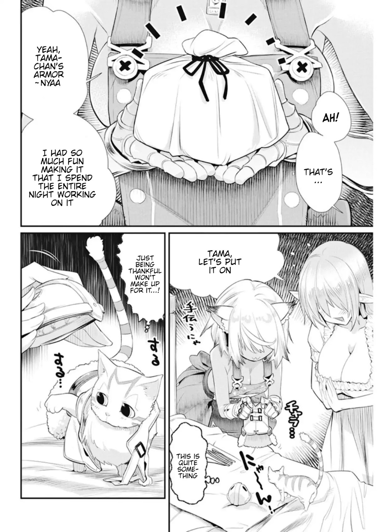 I Am Behemoth Of The S Rank Monster But I Am Mistaken As A Cat And I Live As A Pet Of Elf Girl Chapter 4 page 22 - Chapter 4: Vulcan's Armour shop