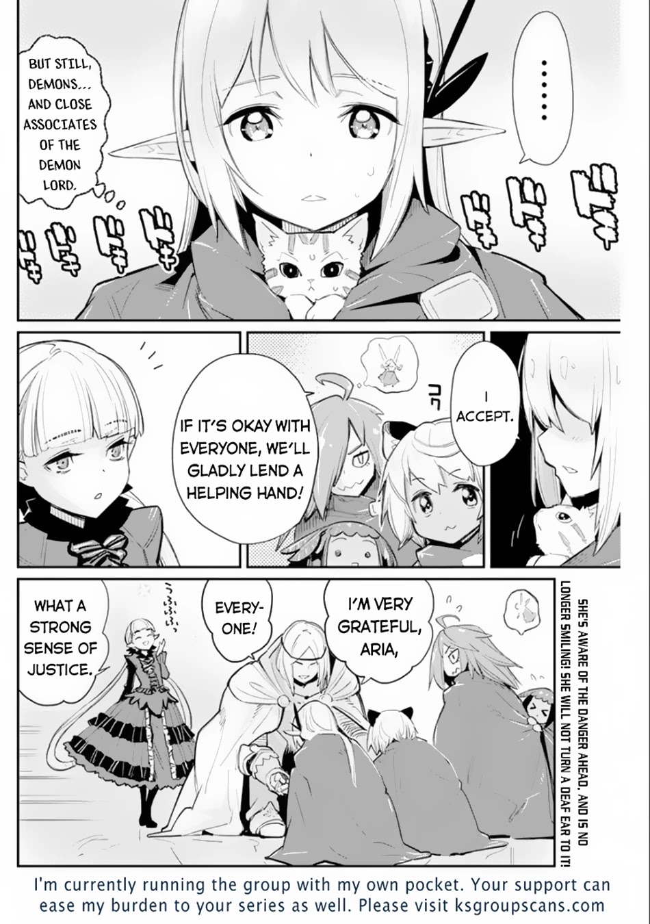 I Am Behemoth Of The S Rank Monster But I Am Mistaken As A Cat And I Live As A Pet Of Elf Girl Chapter 44 page 21 - Chapter 44: The Hero Prince and the Holy Demon King