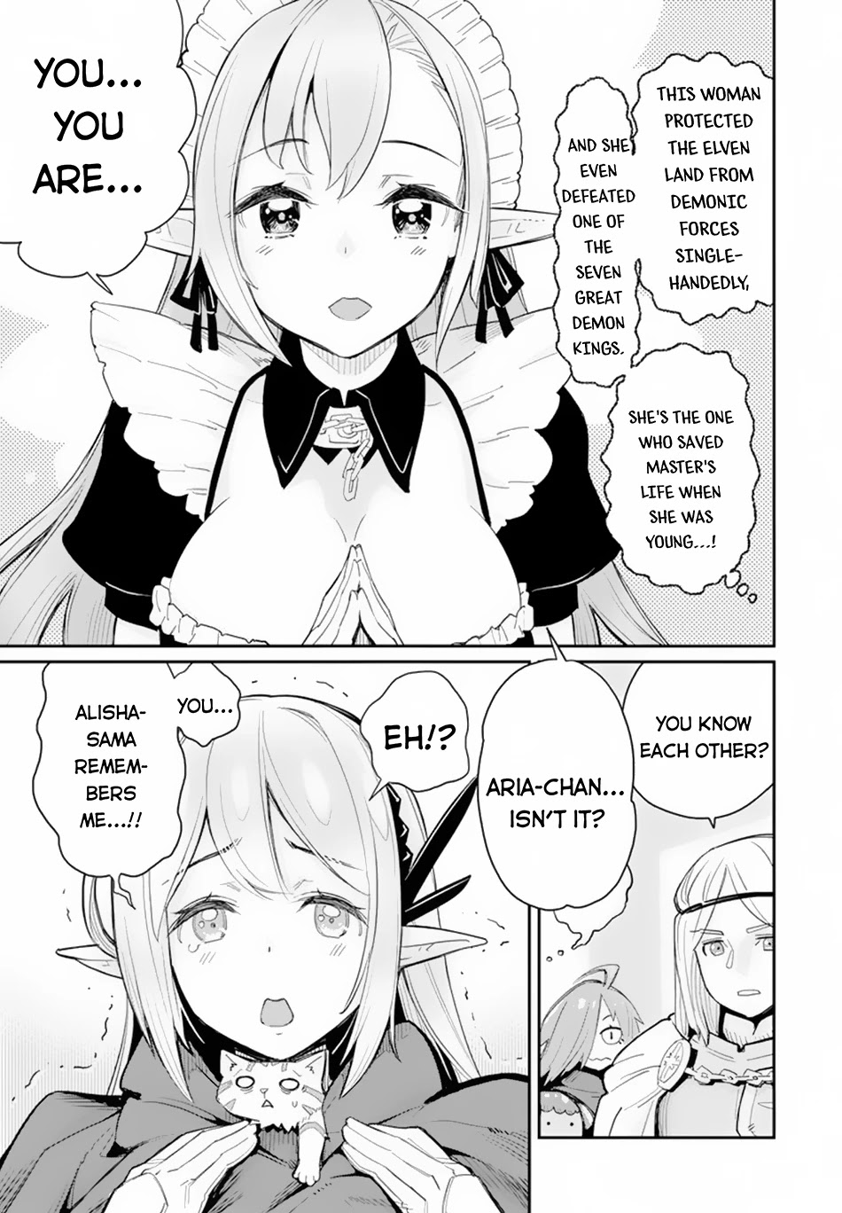 I Am Behemoth Of The S Rank Monster But I Am Mistaken As A Cat And I Live As A Pet Of Elf Girl Chapter 45 page 11 - Chapter 45