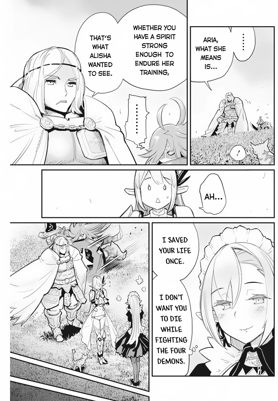 I Am Behemoth Of The S Rank Monster But I Am Mistaken As A Cat And I Live As A Pet Of Elf Girl Chapter 46 page 14 - Chapter 46: A Courageous Heart