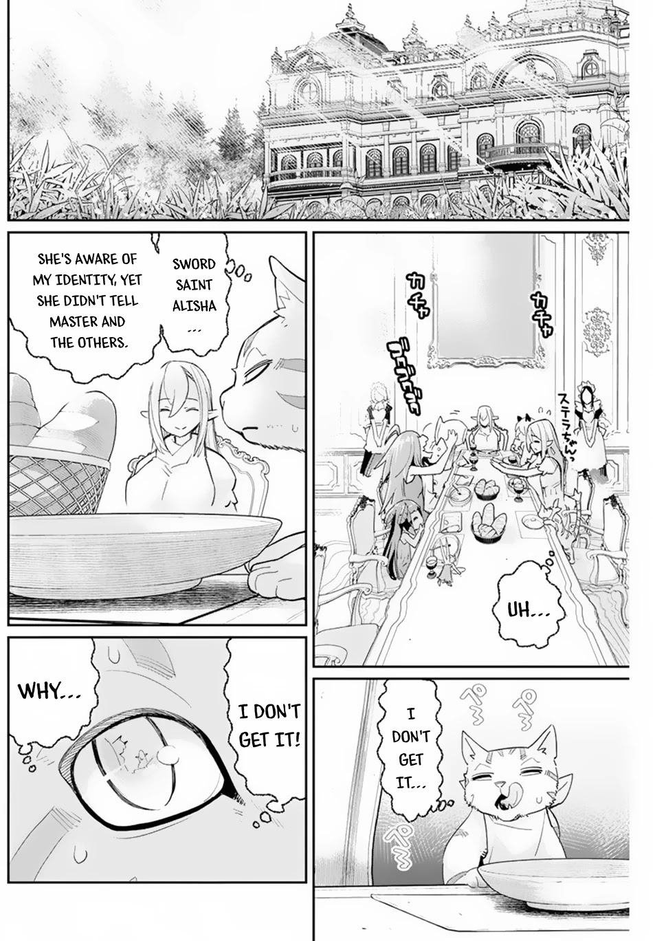 I Am Behemoth Of The S Rank Monster But I Am Mistaken As A Cat And I Live As A Pet Of Elf Girl Chapter 47 page 20 - Chapter 47: The Smiling Sword Saint