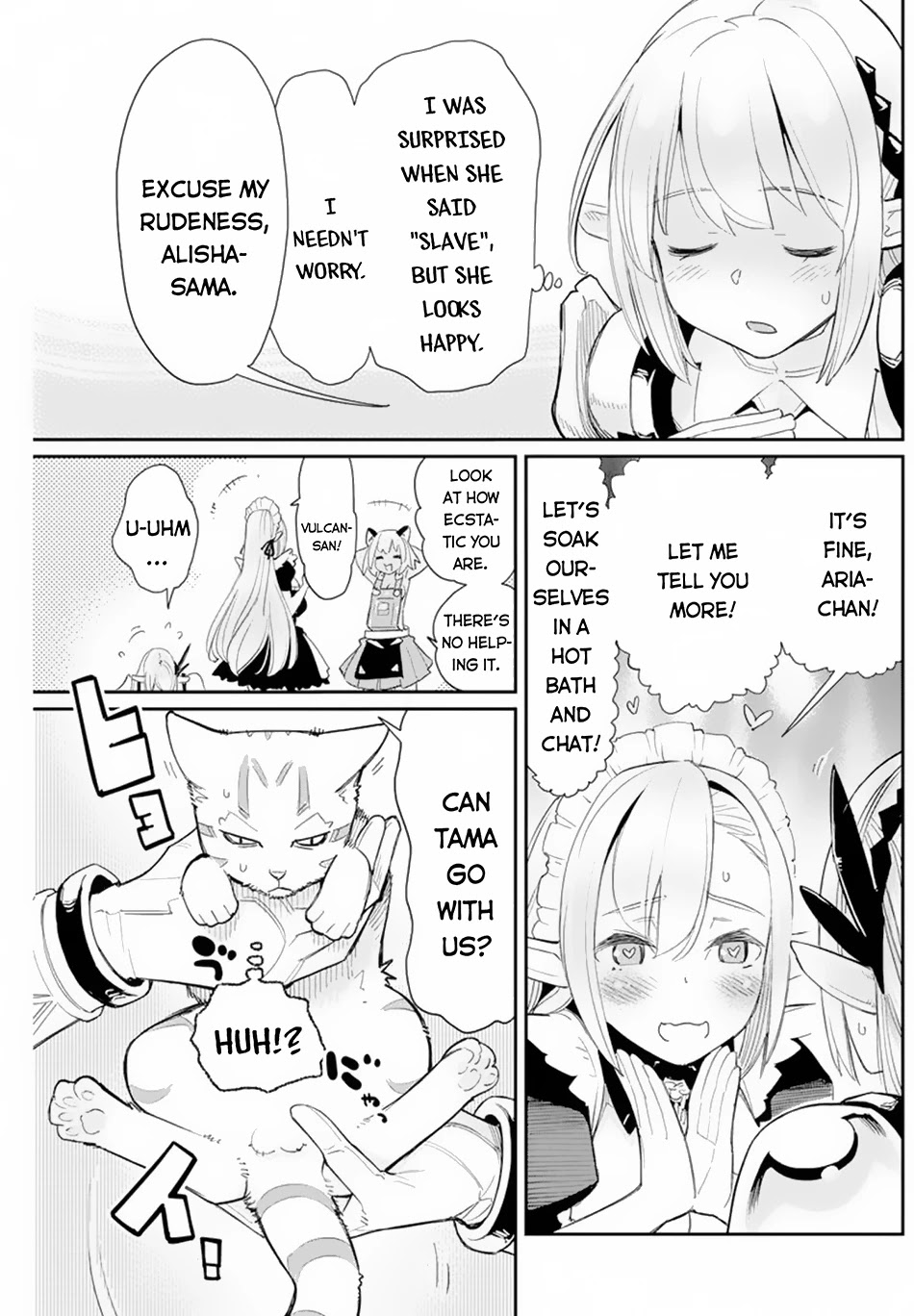 I Am Behemoth Of The S Rank Monster But I Am Mistaken As A Cat And I Live As A Pet Of Elf Girl Chapter 47 page 7 - Chapter 47: The Smiling Sword Saint