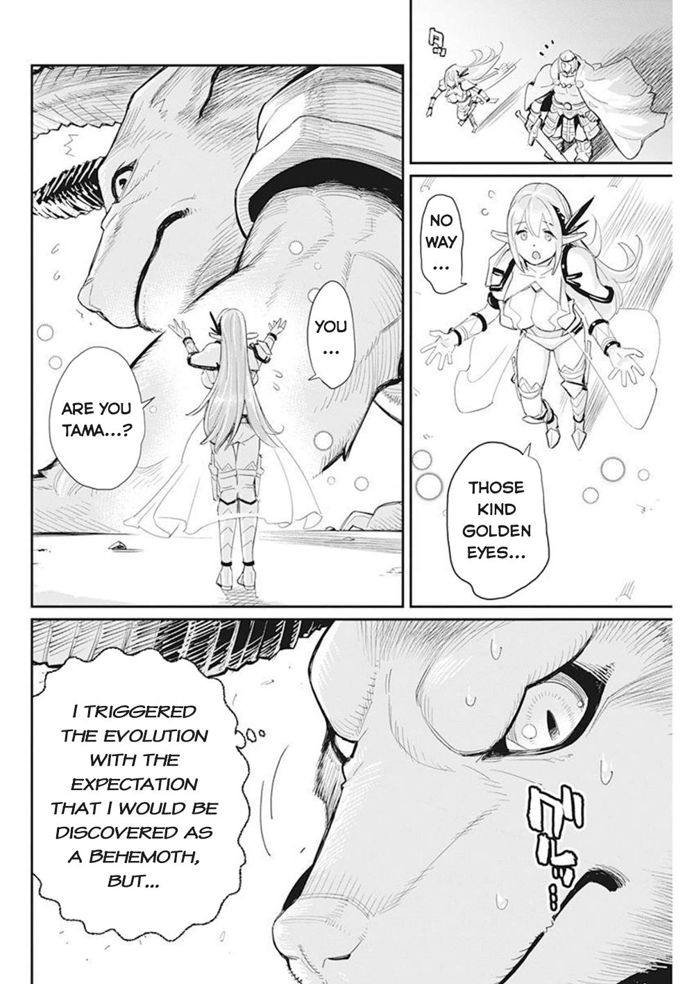 I Am Behemoth Of The S Rank Monster But I Am Mistaken As A Cat And I Live As A Pet Of Elf Girl Chapter 50 page 20 - Chapter 50: Tama's Determination and the Sword Saint's Power
