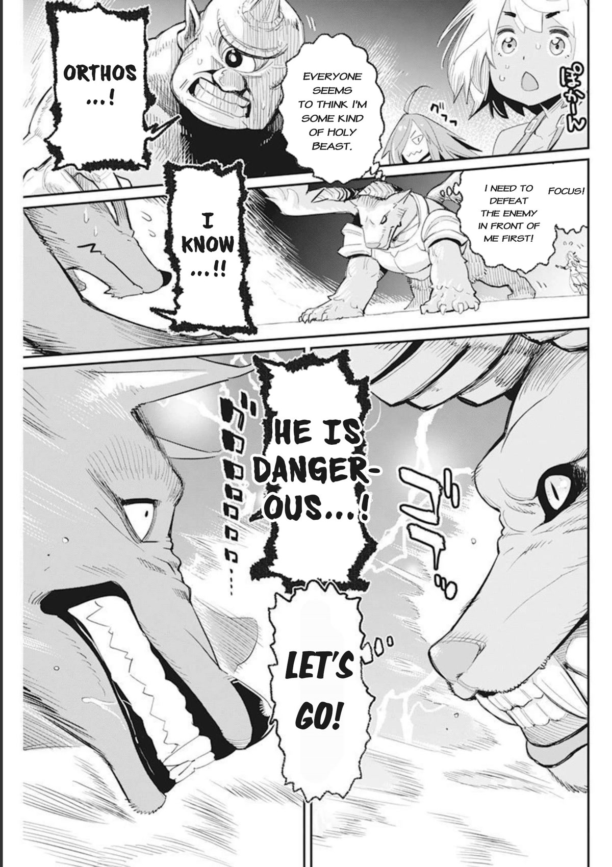 I Am Behemoth Of The S Rank Monster But I Am Mistaken As A Cat And I Live As A Pet Of Elf Girl Chapter 50 page 21 - Chapter 50: Tama's Determination and the Sword Saint's Power
