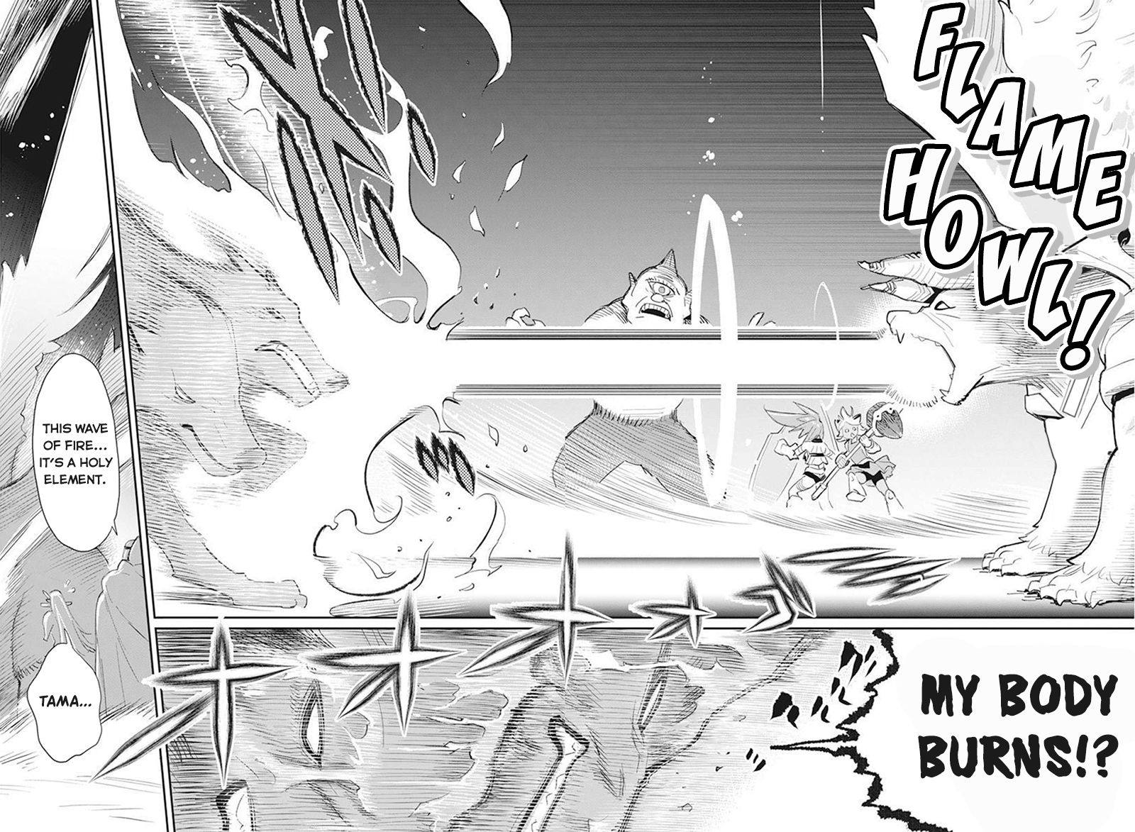 I Am Behemoth Of The S Rank Monster But I Am Mistaken As A Cat And I Live As A Pet Of Elf Girl Chapter 50 page 22 - Chapter 50: Tama's Determination and the Sword Saint's Power