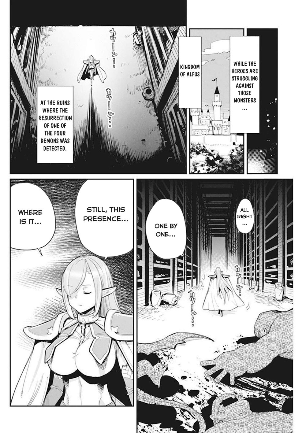 I Am Behemoth Of The S Rank Monster But I Am Mistaken As A Cat And I Live As A Pet Of Elf Girl Chapter 50 page 9 - Chapter 50: Tama's Determination and the Sword Saint's Power
