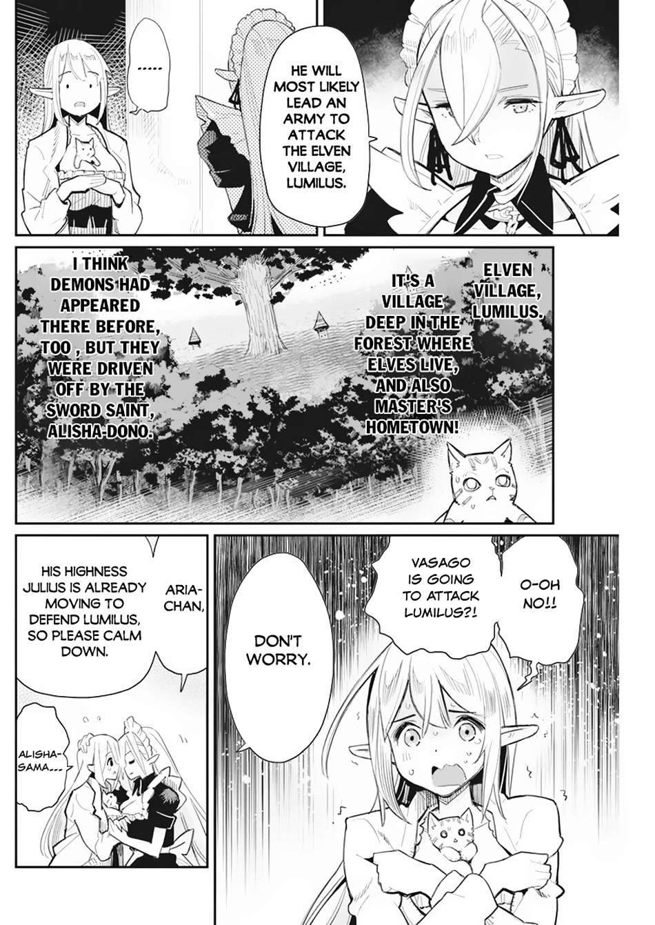 I Am Behemoth Of The S Rank Monster But I Am Mistaken As A Cat And I Live As A Pet Of Elf Girl Chapter 53 page 5 - Chapter 53