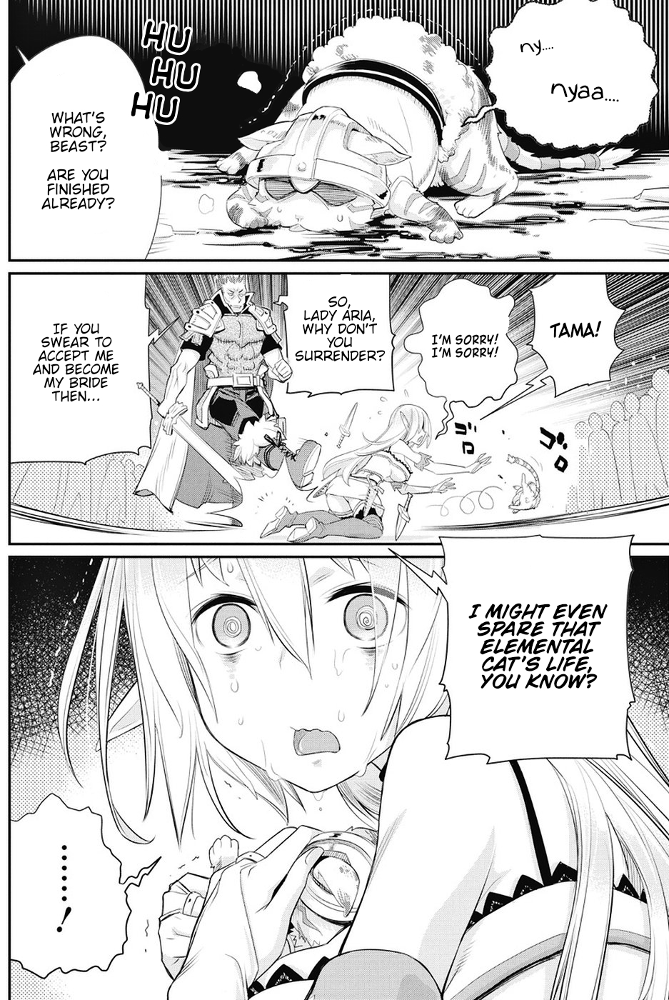 I Am Behemoth Of The S Rank Monster But I Am Mistaken As A Cat And I Live As A Pet Of Elf Girl Chapter 6 page 10 - Chapter 6: Duel