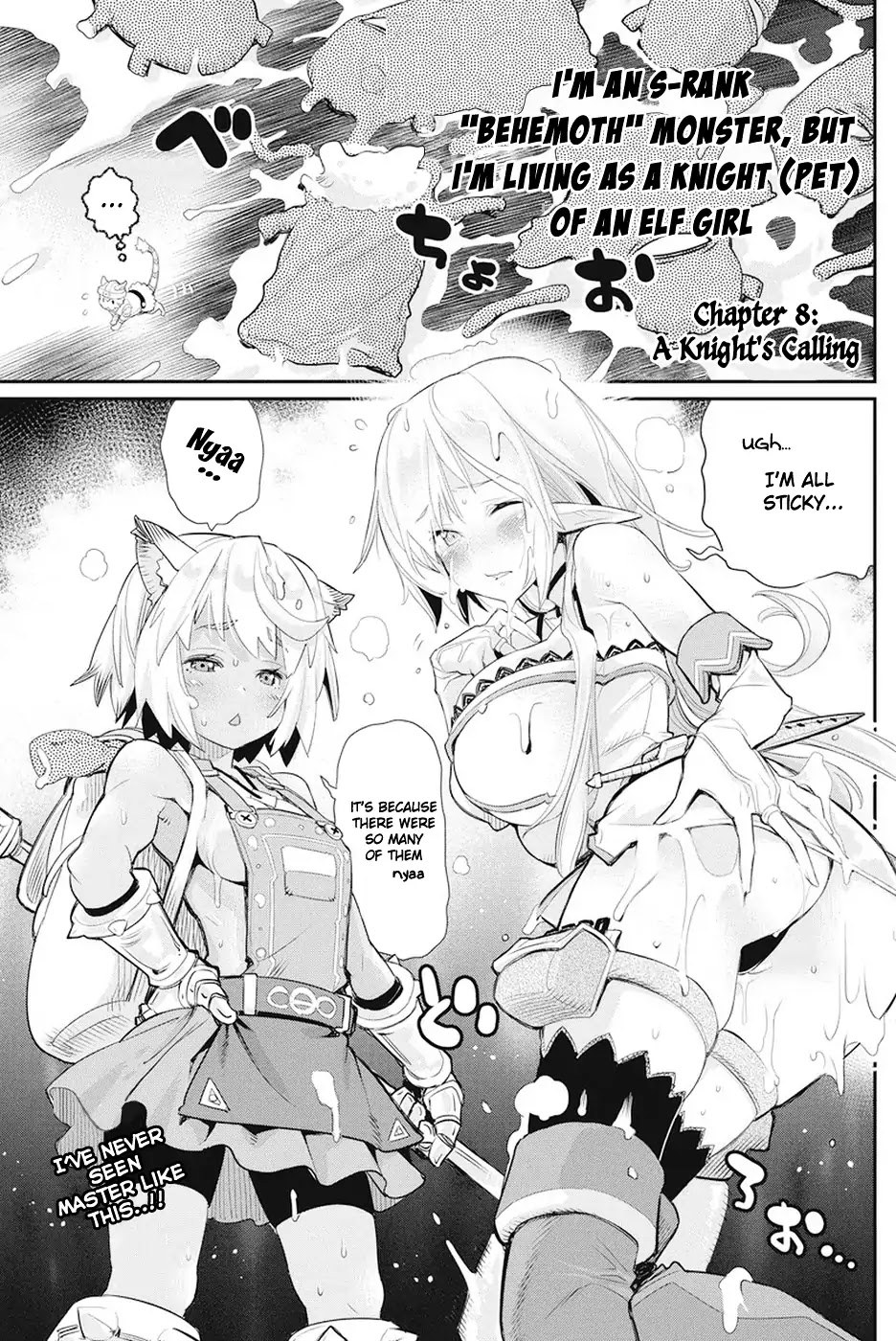 I Am Behemoth Of The S Rank Monster But I Am Mistaken As A Cat And I Live As A Pet Of Elf Girl Chapter 8 page 1 - Chapter 8: A Knight's Calling