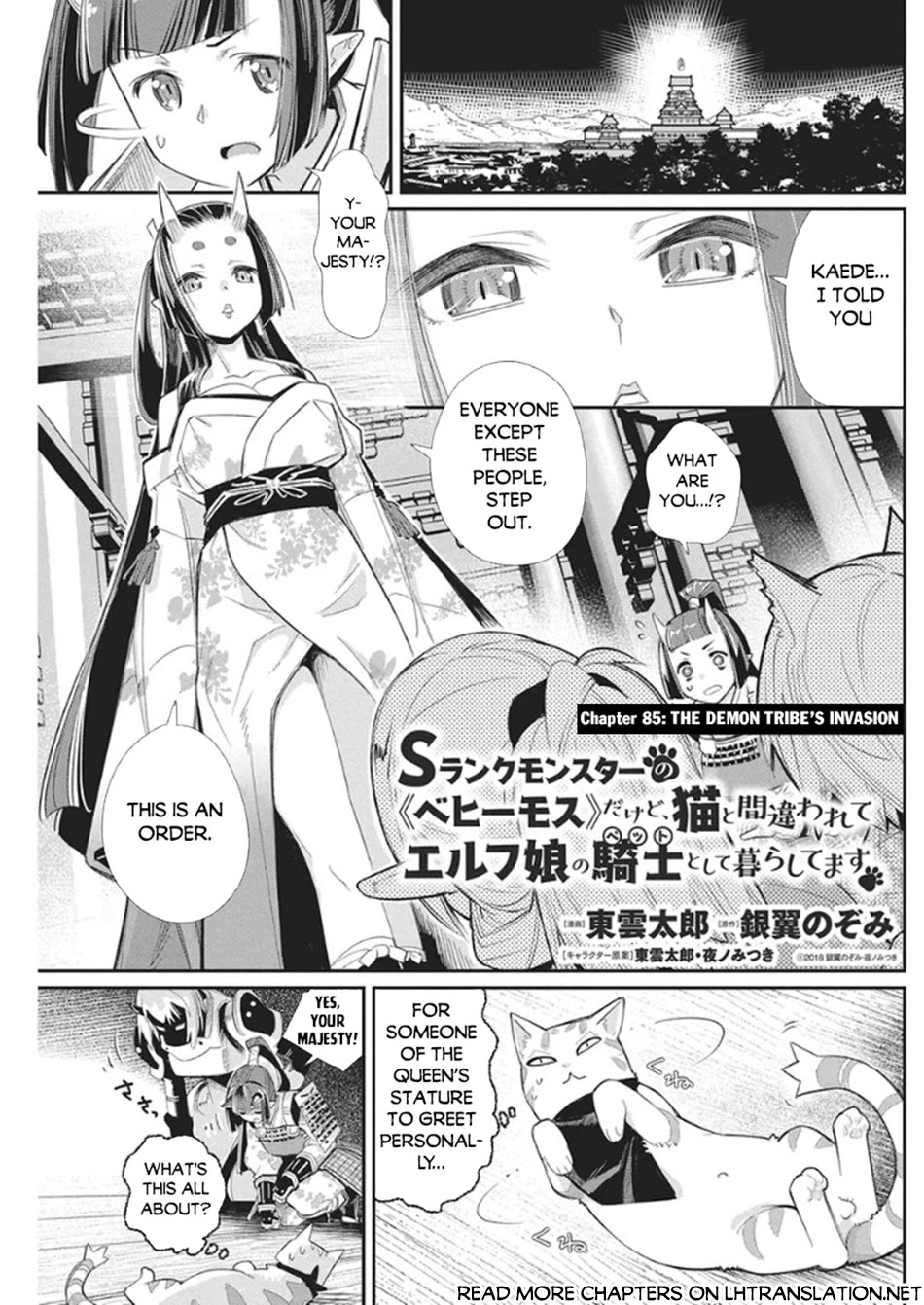 I Am Behemoth Of The S Rank Monster But I Am Mistaken As A Cat And I Live As A Pet Of Elf Girl Chapter 85 page 2 - Chapter 85