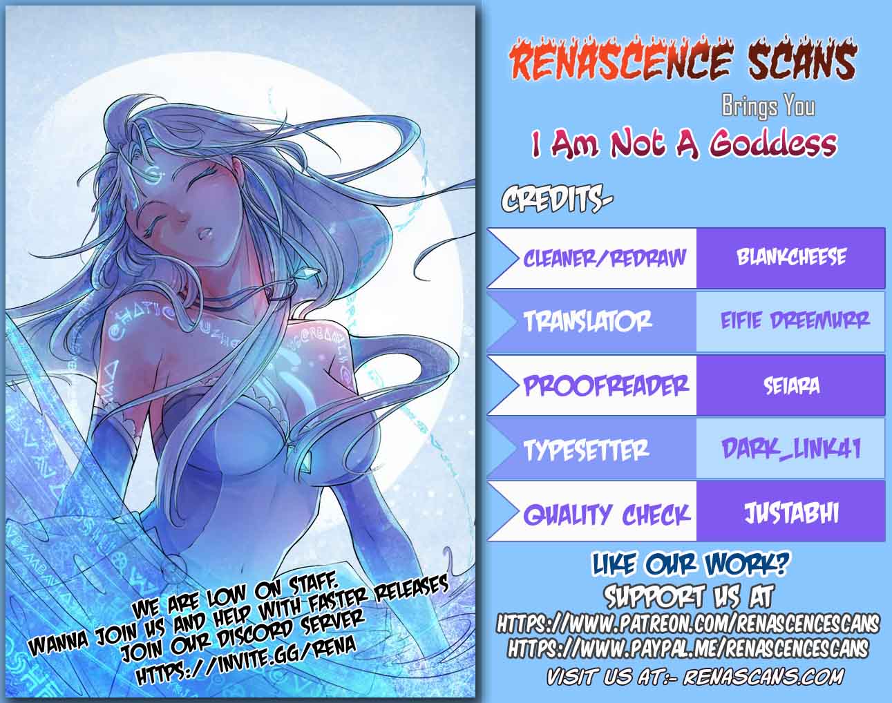 I Am Not A Goddess Chapter 36 page 1 - Chapter 36: God?