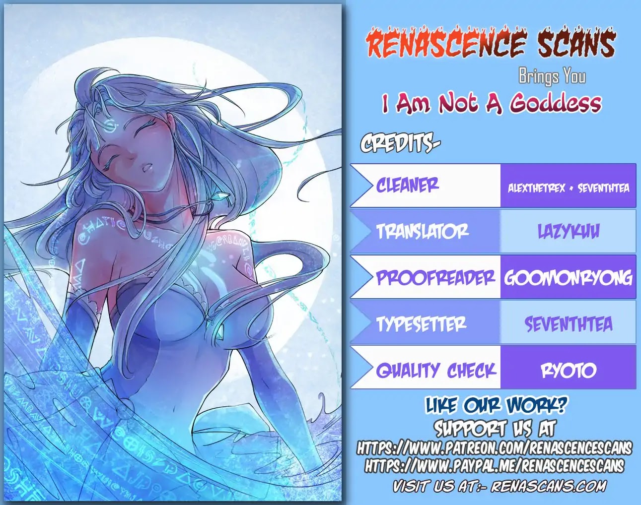 I Am Not A Goddess Chapter 4 page 1 - Chapter 4: Descending from Heaven