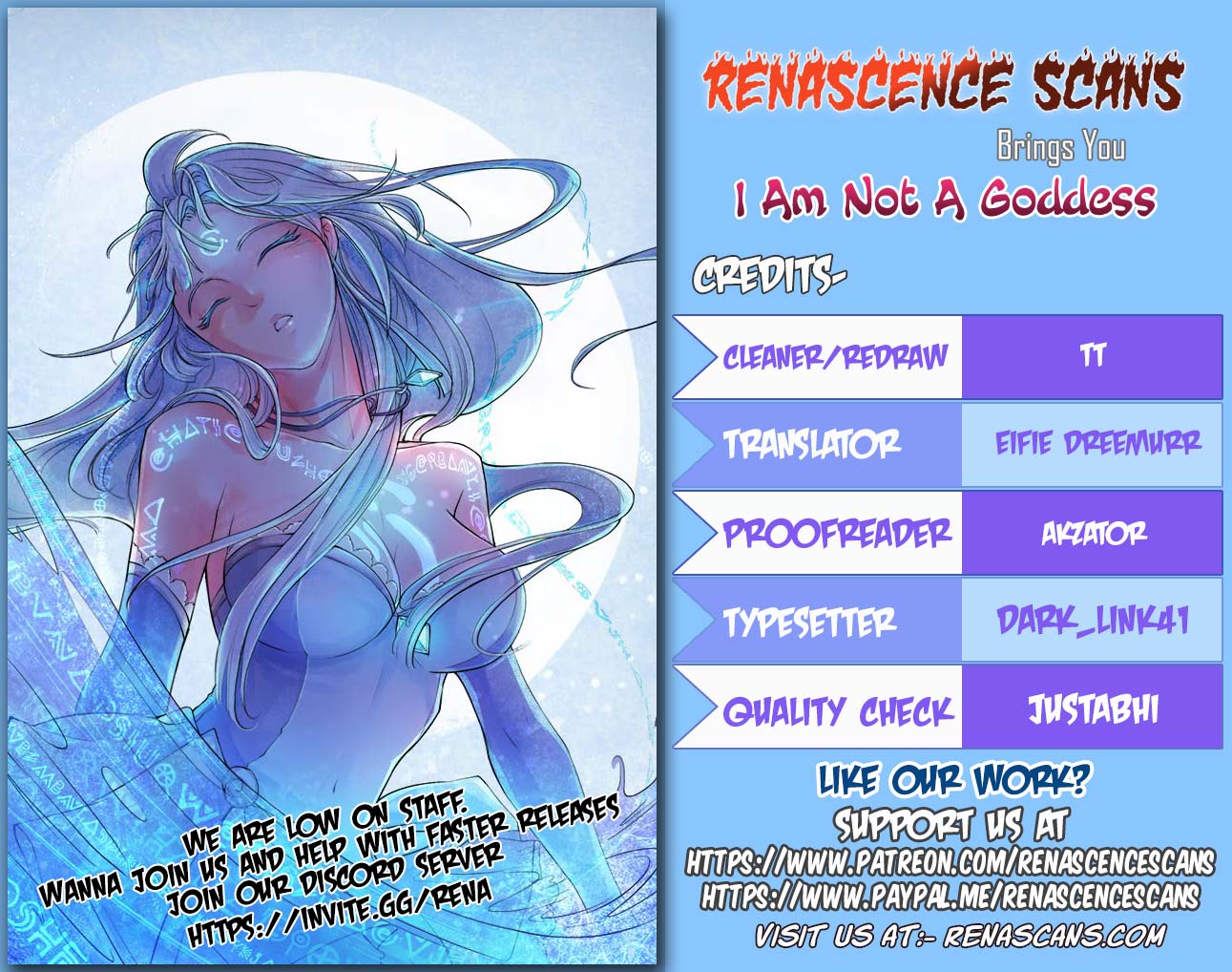 I Am Not A Goddess Chapter 41 page 1 - Chapter 41: Awakener