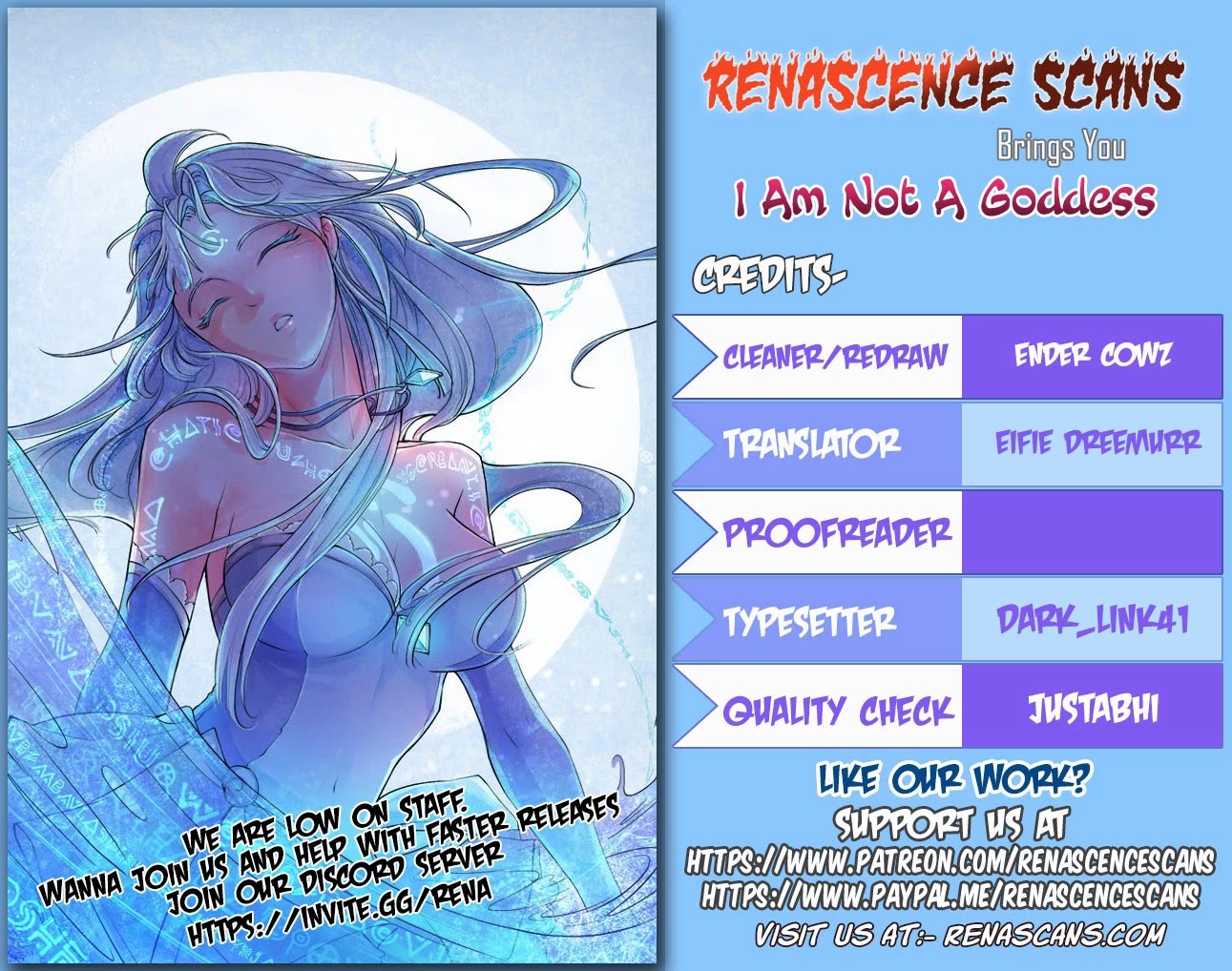 I Am Not A Goddess Chapter 43 page 1 - Chapter 43: Correct Way to Open