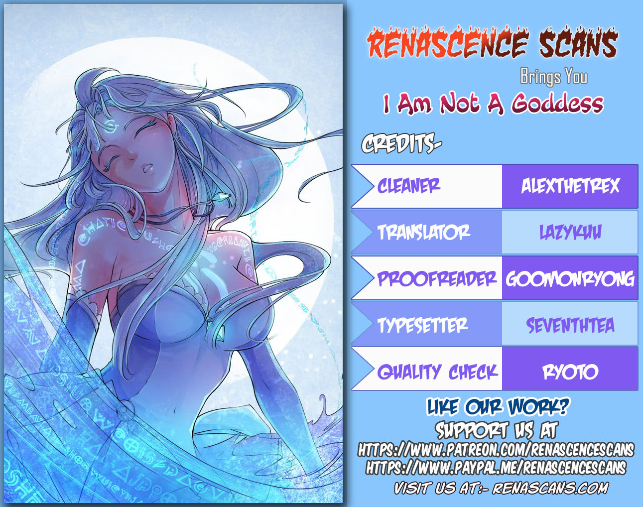 I Am Not A Goddess Chapter 6 page 1 - Chapter 6: Eye of the Goddess