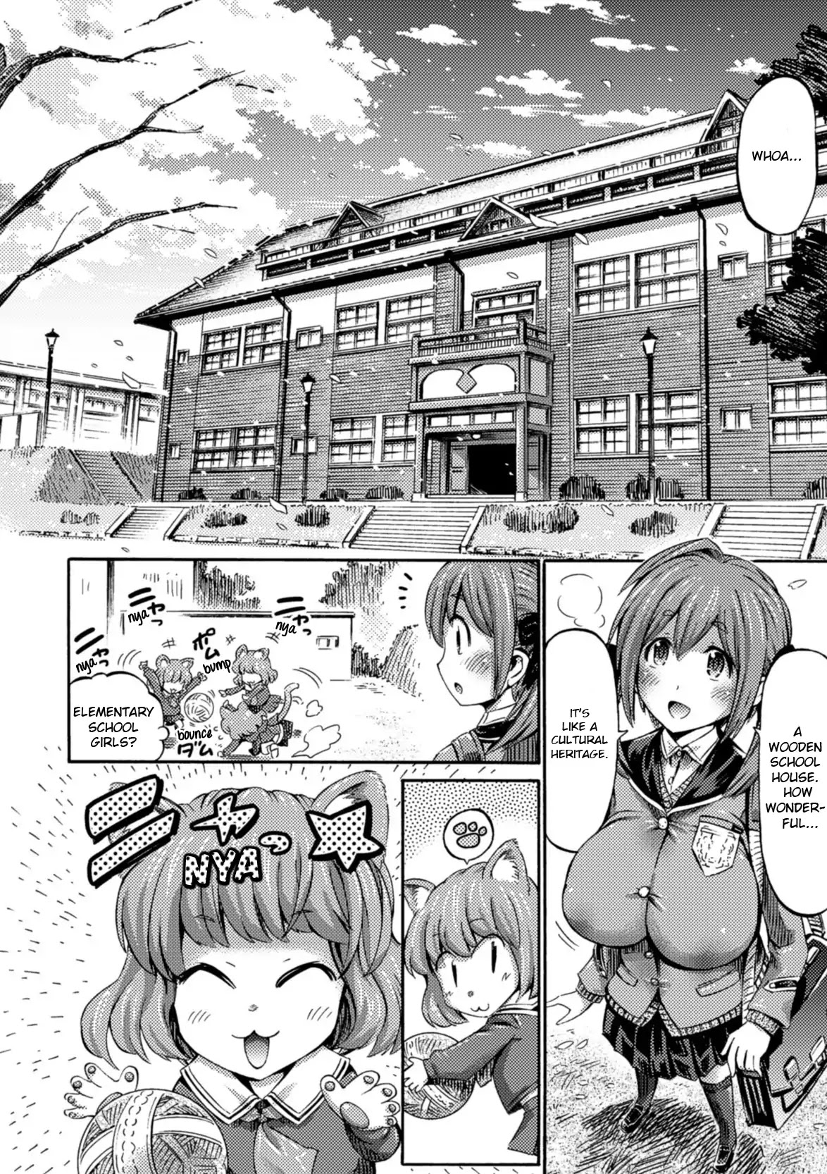 I Am Not A Succubus! Chapter 1 page 7 - Chapter 1: On The First Day of School, Sakura Falls As If Dancing
