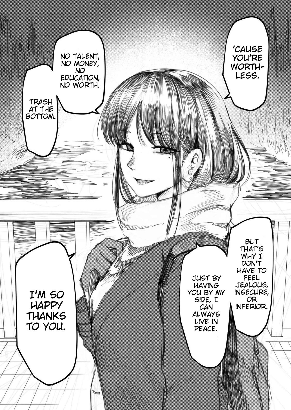 I Asked My First Girlfriend Why She Went Out with Me Chapter 1 page 1 - Chapter 1: I asked my first girlfriend why she went out with me.