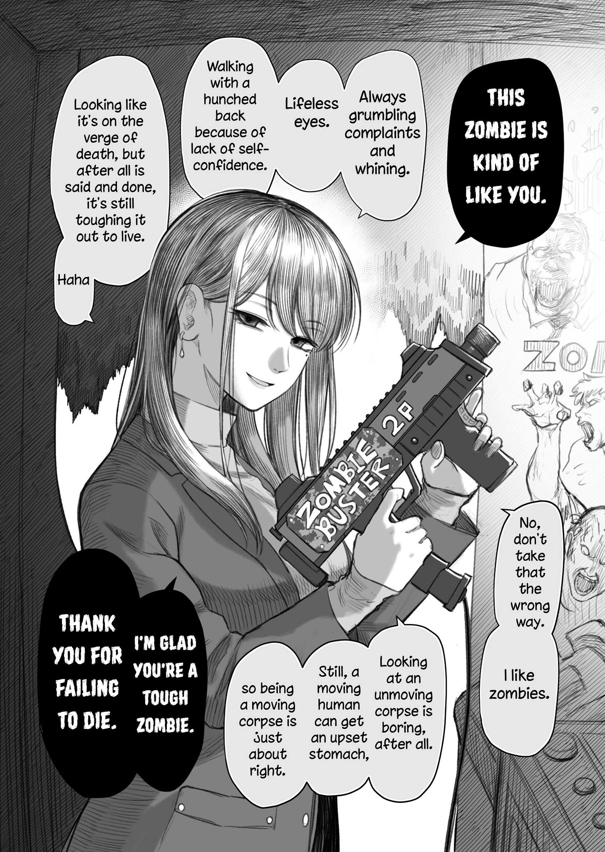 I Asked My First Girlfriend Why She Went Out with Me Chapter 11 page 1 - Chapter 11: Zombie game with a girlfriend who is dating a useless guy.