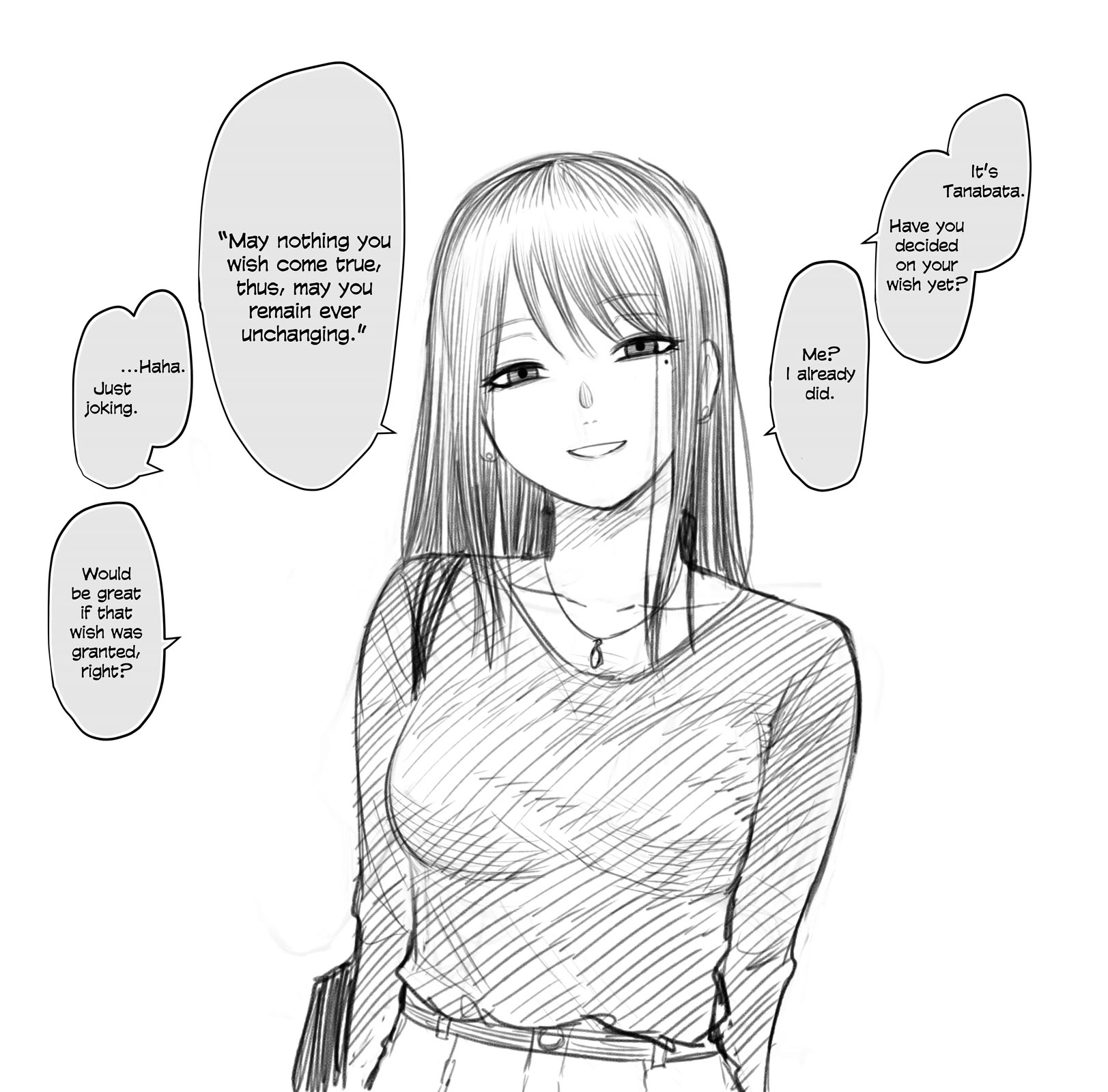 I Asked My First Girlfriend Why She Went Out with Me Chapter 17.5 page 1 - Chapter 17.5: Tanabata