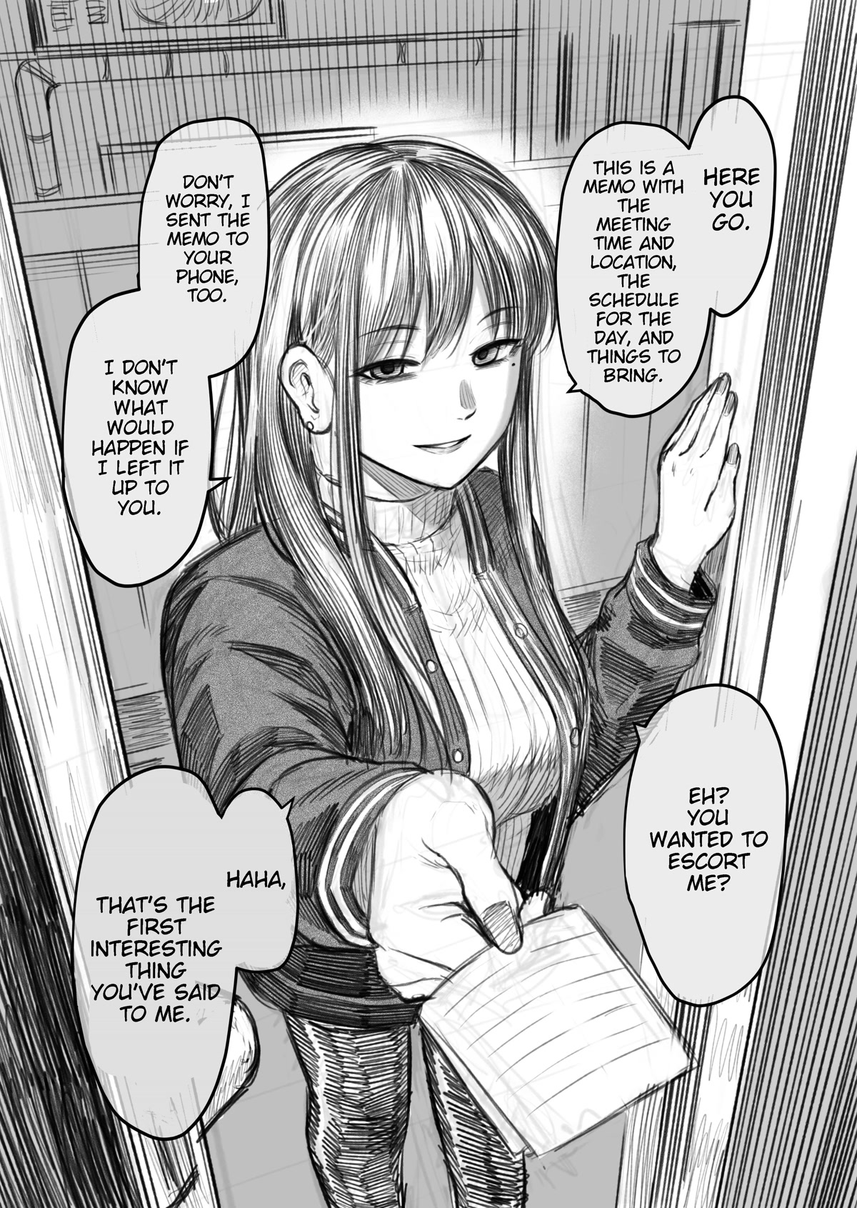 I Asked My First Girlfriend Why She Went Out with Me Chapter 2 page 1 - Chapter 2: The day before the first date with the girlfriend who is dating a useless person.