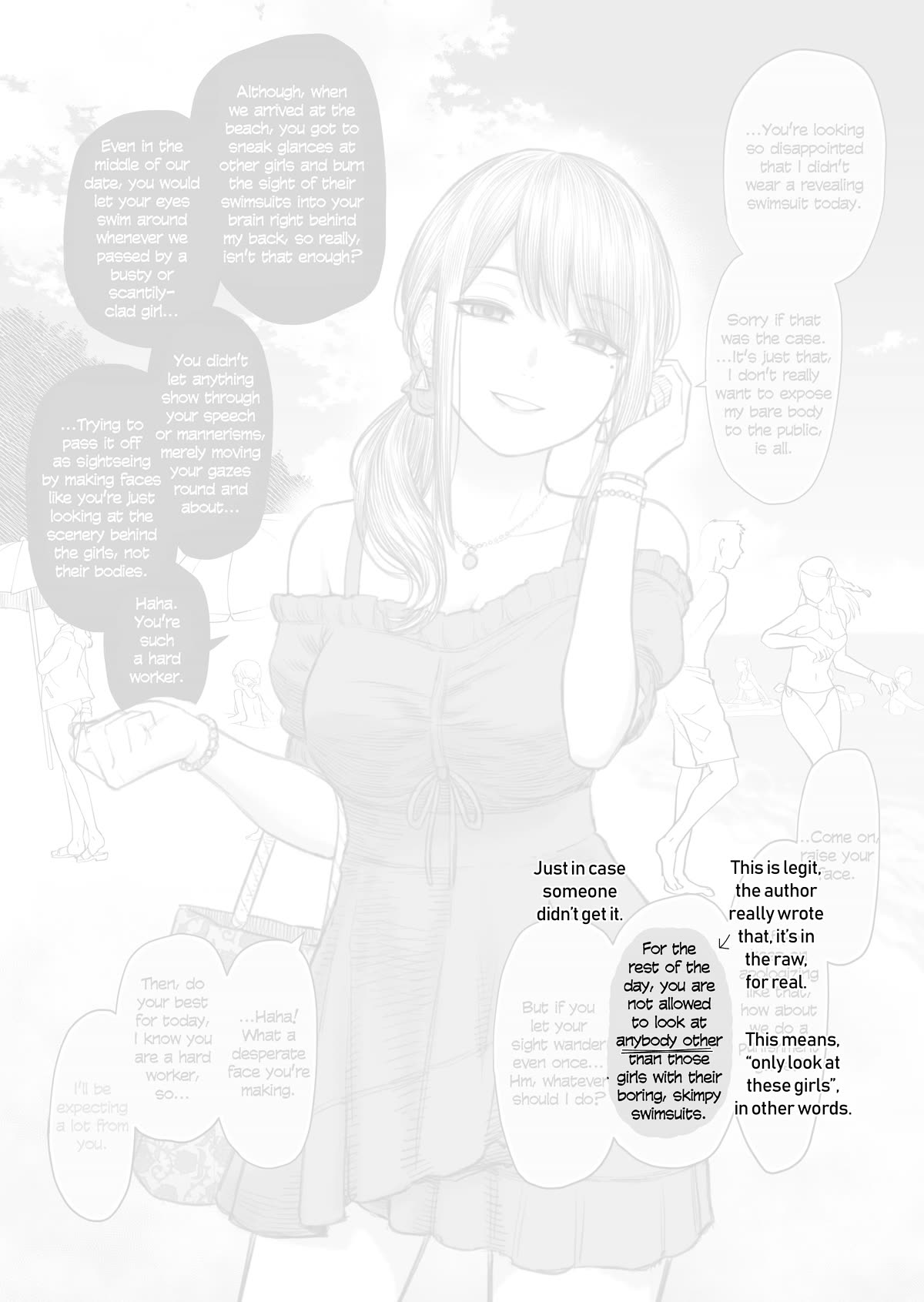 I Asked My First Girlfriend Why She Went Out with Me Chapter 22 page 2 - Chapter 22: Getting hit on with a girlfriend who is dating an useless person.