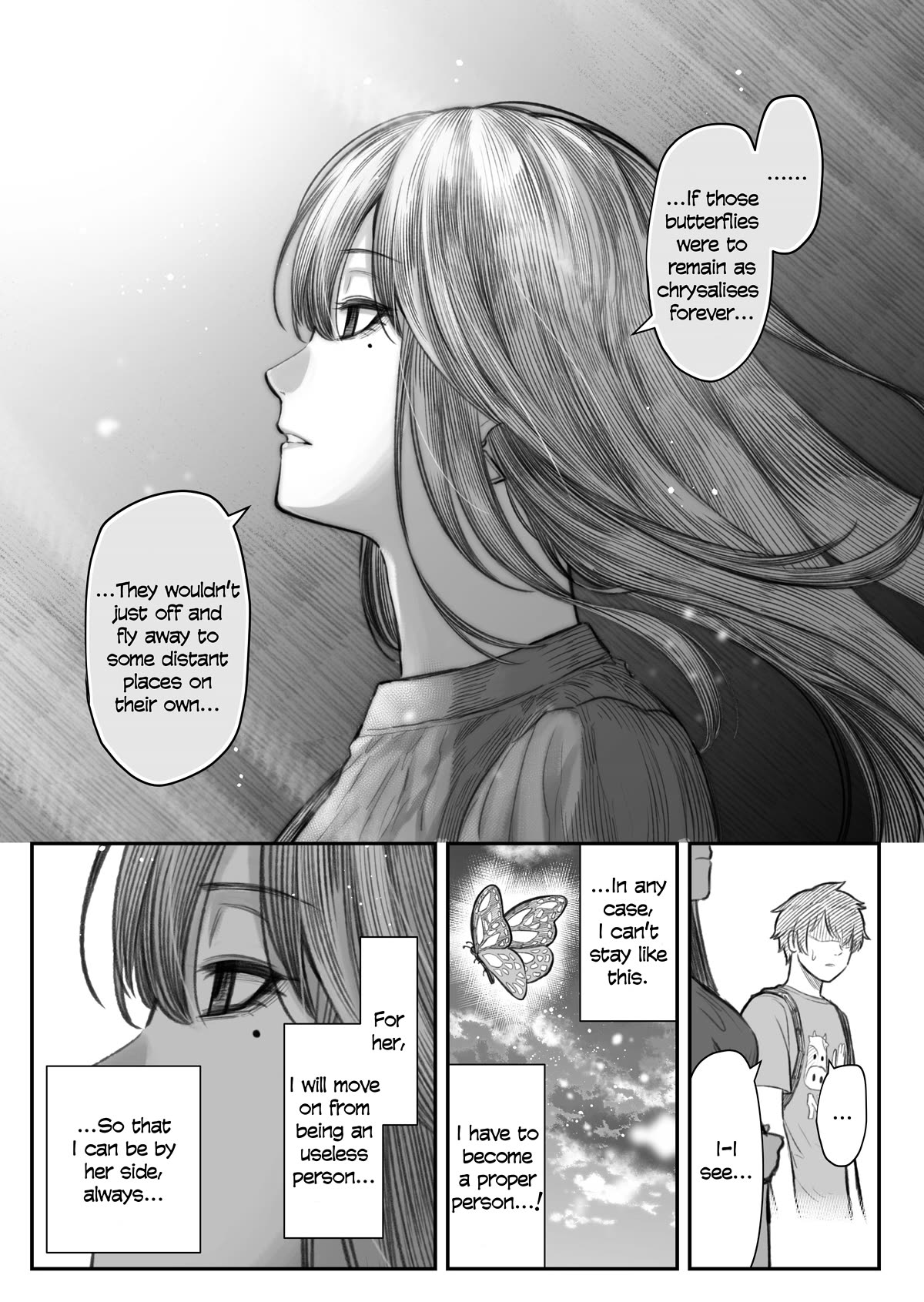 I Asked My First Girlfriend Why She Went Out with Me Chapter 24 page 2 - Chapter 24: An useless person's resolve, and a girlfriend who is dating an useless person.
