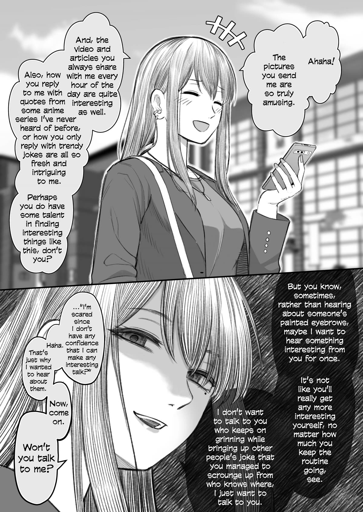 I Asked My First Girlfriend Why She Went Out with Me Chapter 26 page 1 - Chapter 26: I want to give an interesting impression to a girlfriend who is dating a useless person.