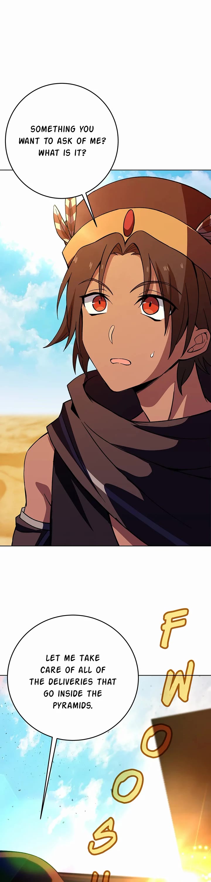 I Became a Part Time Employee for Gods Chapter 78 page 1 - Chapter 78: The Warden of the Pyramids
