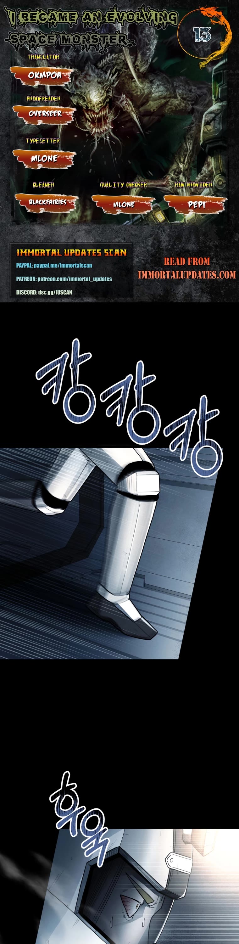 I Became an Evolving Space Monster Chapter 13 page 1 - Chapter 13