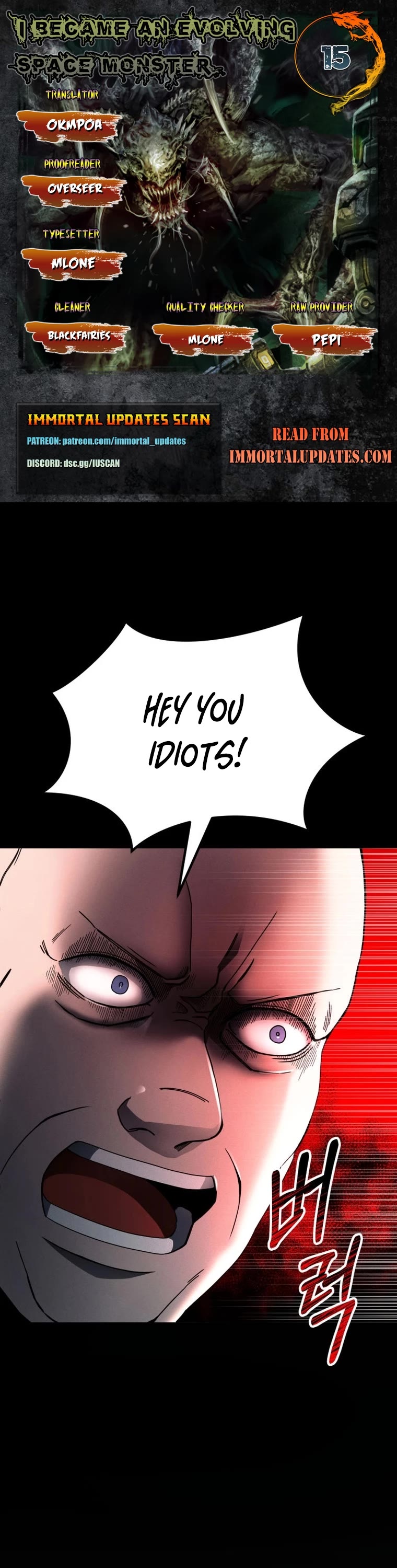 I Became an Evolving Space Monster Chapter 15 page 1 - Chapter 15