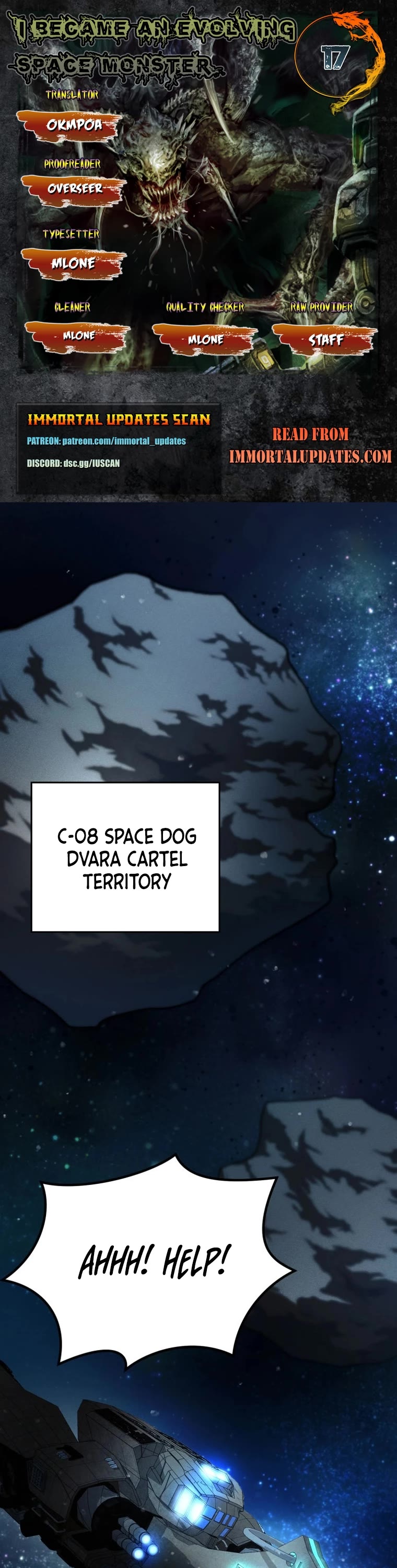 I Became an Evolving Space Monster Chapter 17 page 1 - Chapter 17