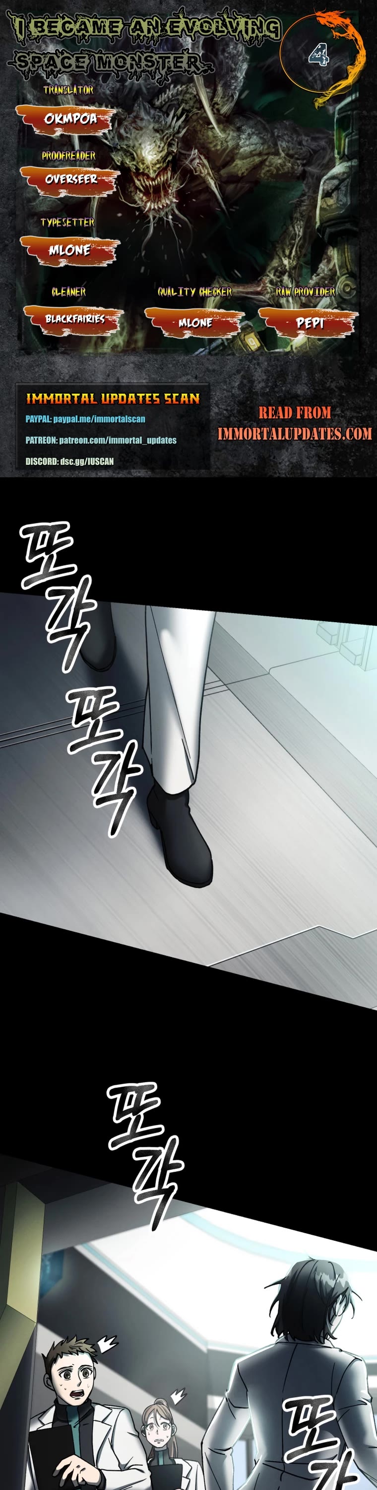 I Became an Evolving Space Monster Chapter 4 page 1 - Chapter 4