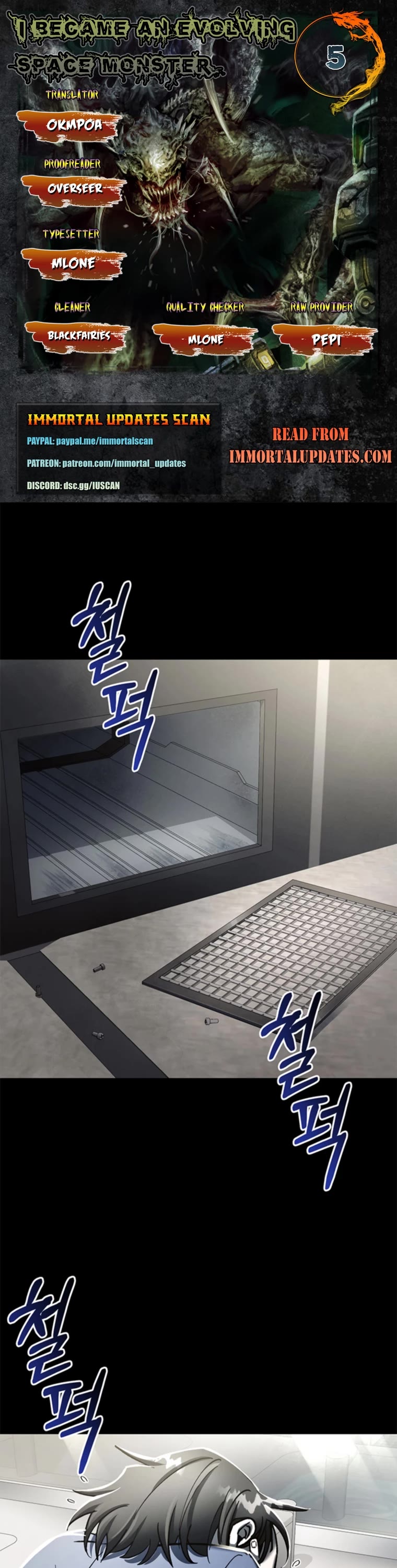 I Became an Evolving Space Monster Chapter 5 page 1 - Chapter 5