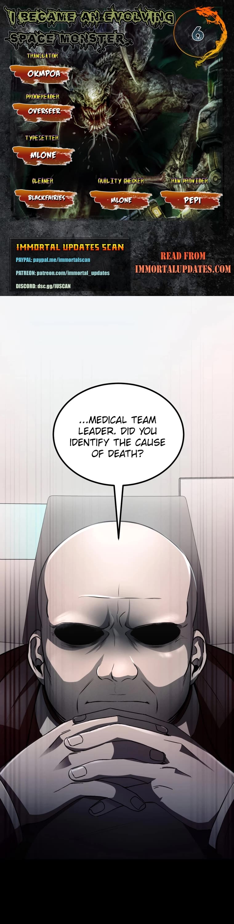 I Became an Evolving Space Monster Chapter 6 page 1 - Chapter 6
