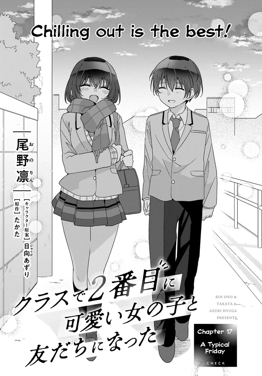 I Became Friends with the Second Cutest Girl in My Class Chapter 17 page 1 - Chapter 17: A Typical Friday
