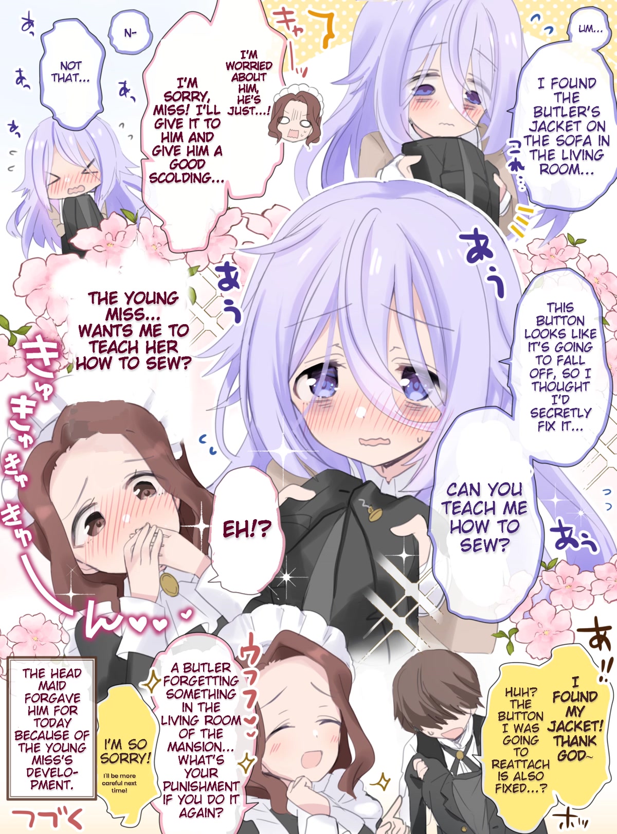 I Became the Butler of the Gloomy Young Lady in My Class Chapter 12 page 2 - Chapter 12