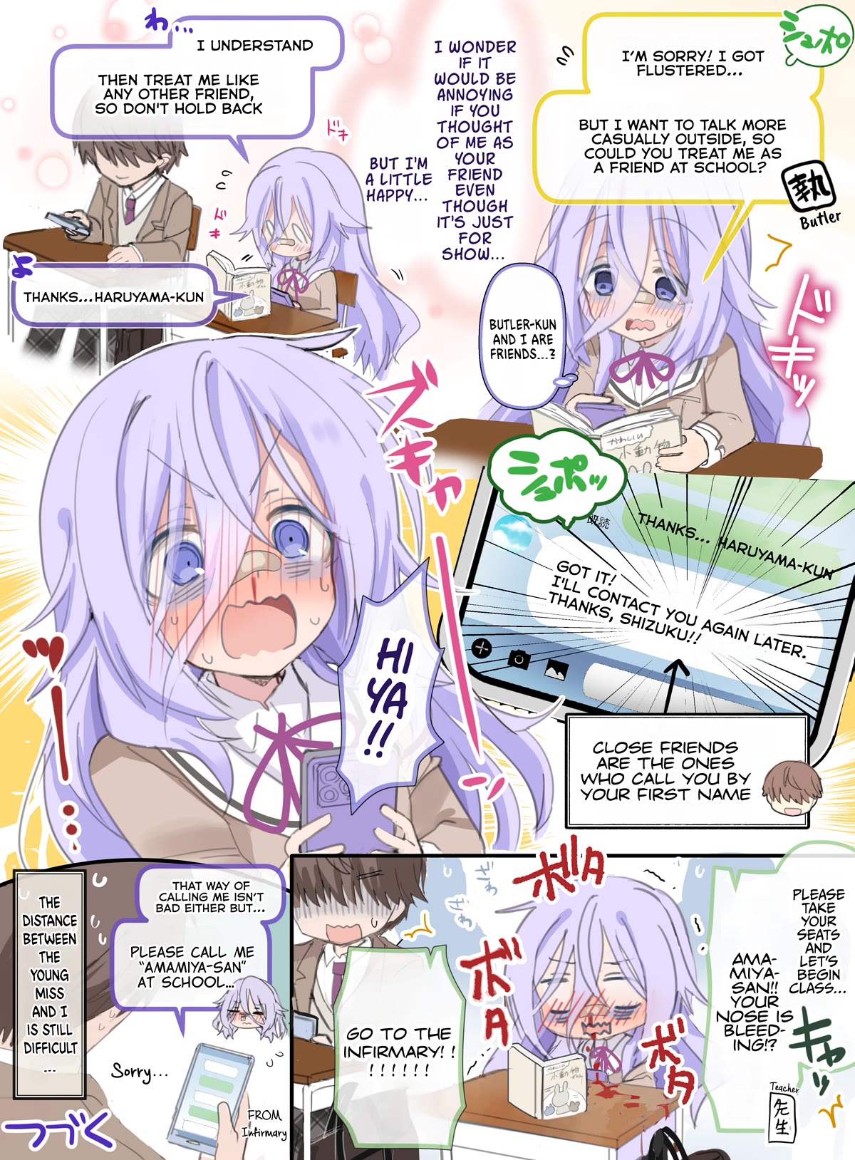 I Became the Butler of the Gloomy Young Lady in My Class Chapter 19 page 2 - Chapter 19