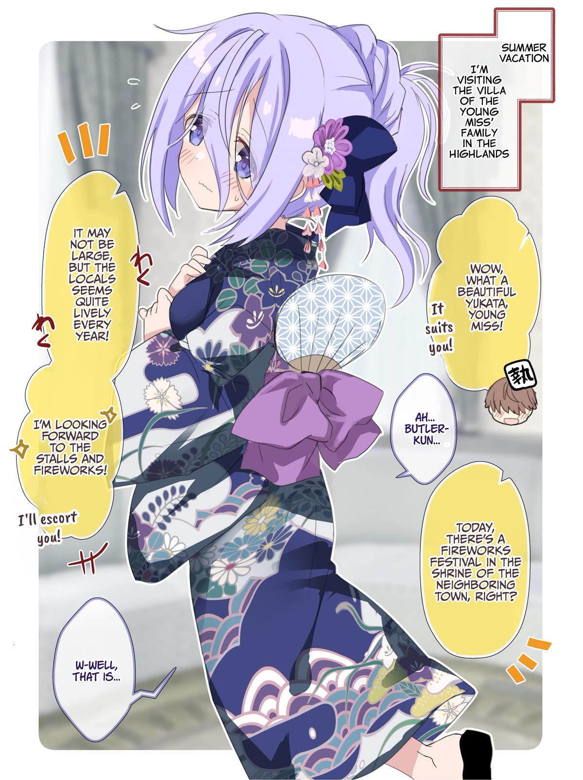 I Became the Butler of the Gloomy Young Lady in My Class Chapter 31 page 1 - Chapter 31