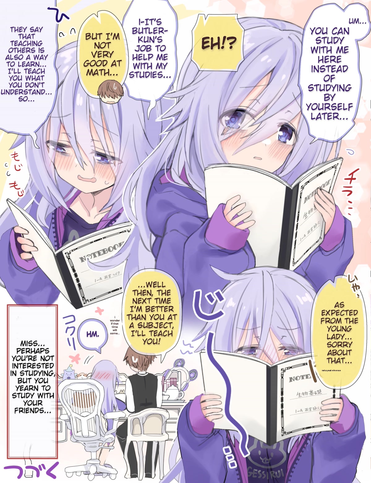 I Became the Butler of the Gloomy Young Lady in My Class Chapter 5 page 2 - Chapter 5