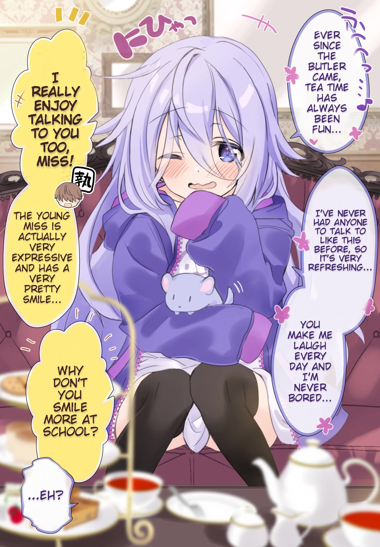 I Became the Butler of the Gloomy Young Lady in My Class Chapter 7 page 1 - Chapter 7