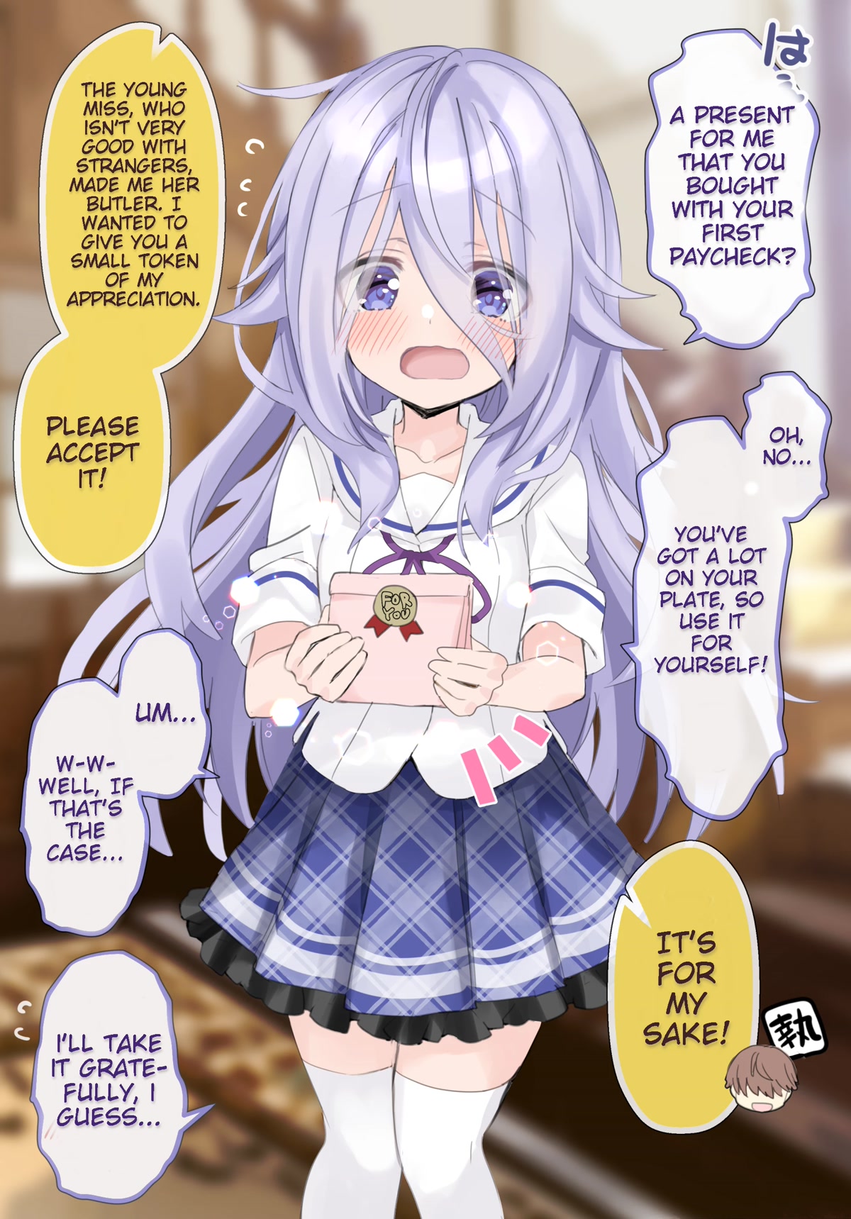 I Became the Butler of the Gloomy Young Lady in My Class Chapter 9 page 1 - Chapter 9