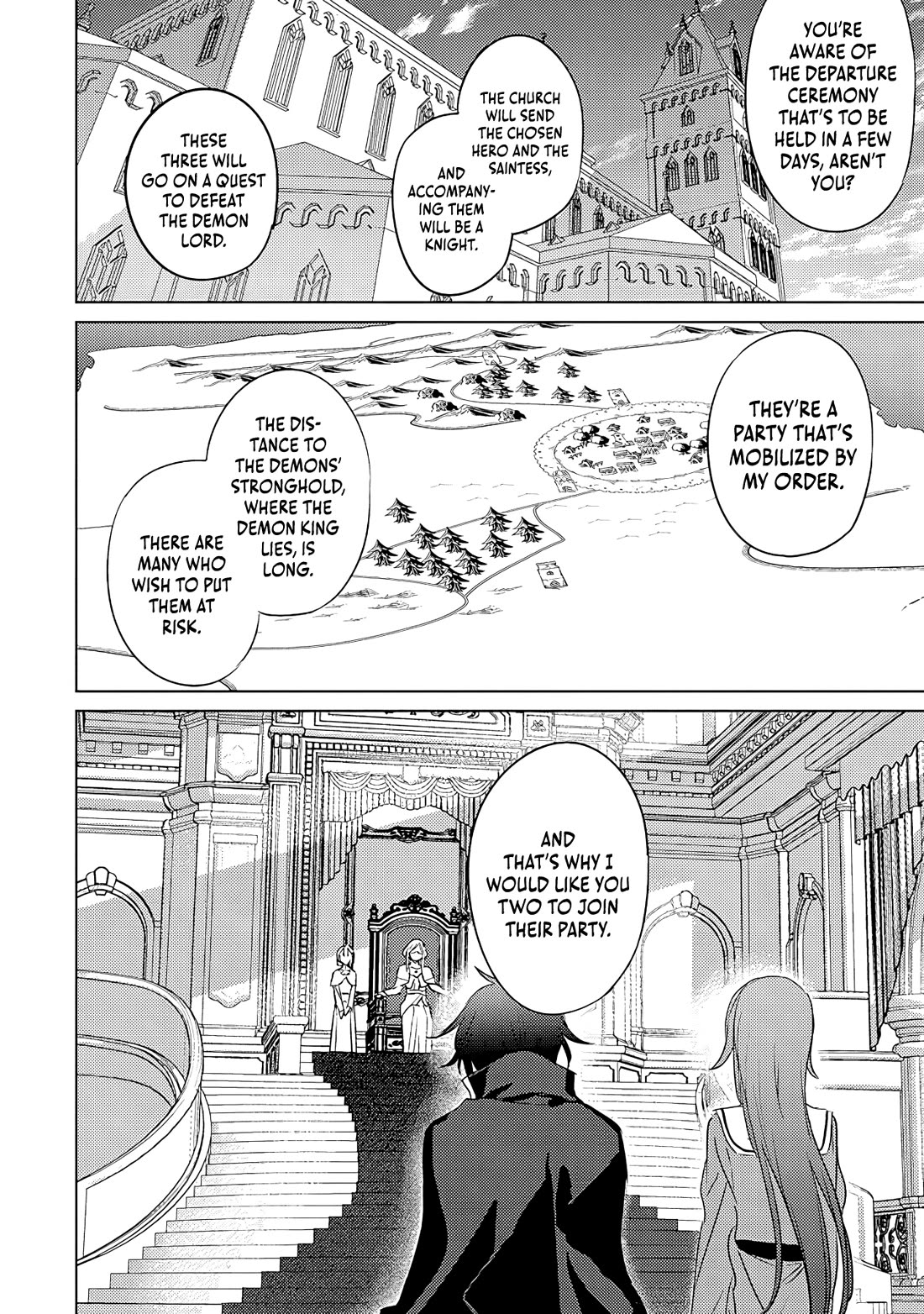 I Became the Dark Side of the Hero's Party of My Own Volition and Was Cast Out for Being “Unnecessary”, but We'll See About That Chapter 1 page 8 - Chapter 1