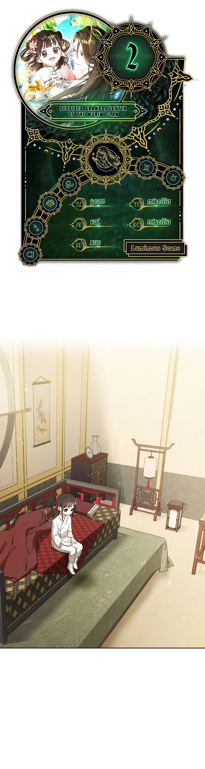 I Became the Despised Granddaughter of the Murim Family Chapter 2 page 1 - Chapter 2